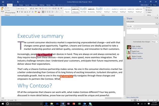 Real-time+co-authoring+in+Word+2016
